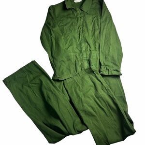 💚✨ LACAUSA Ludlow Style Utility Jumpsuit Olive Green L ✨💚
